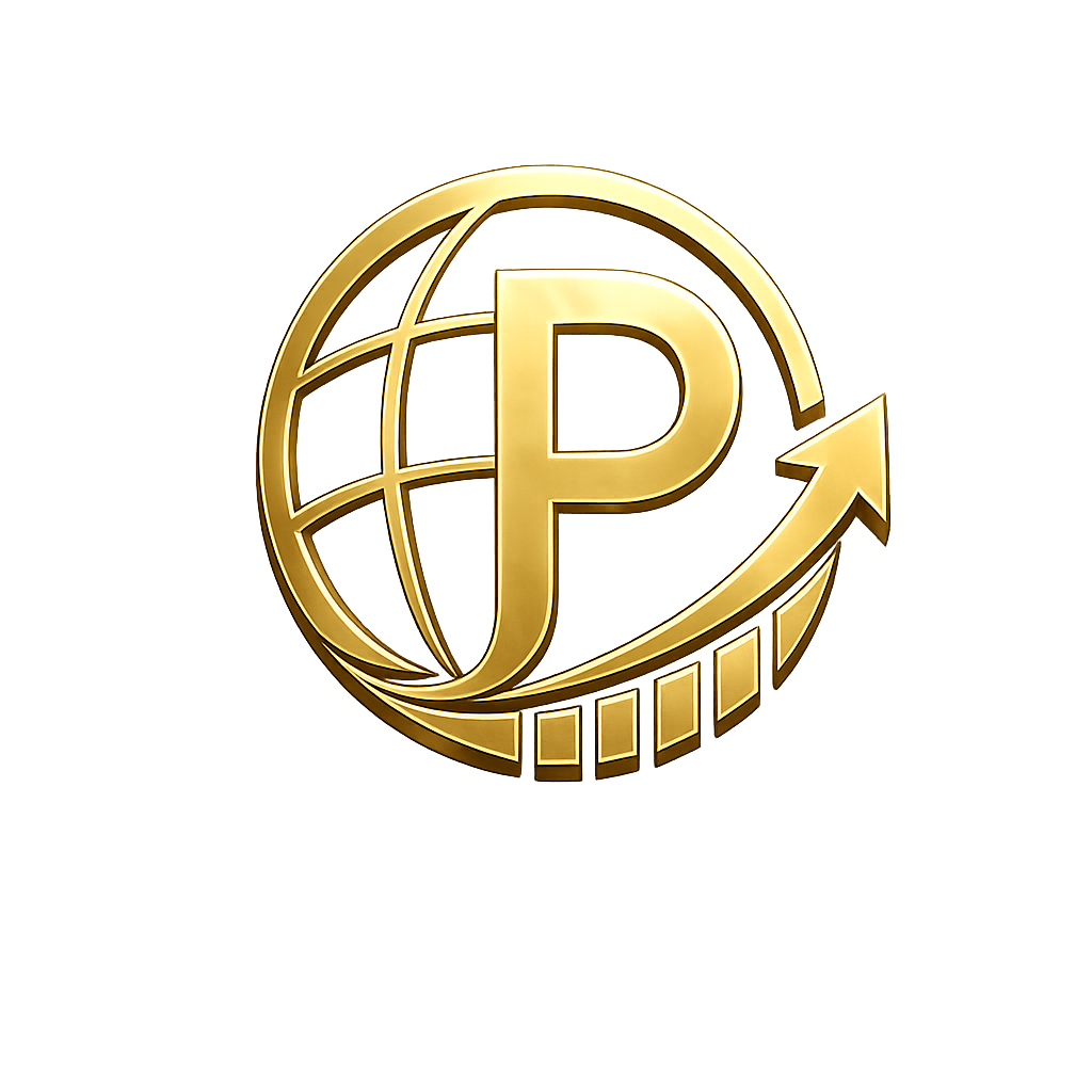 Grupo Popul — emblema metálico em ouro